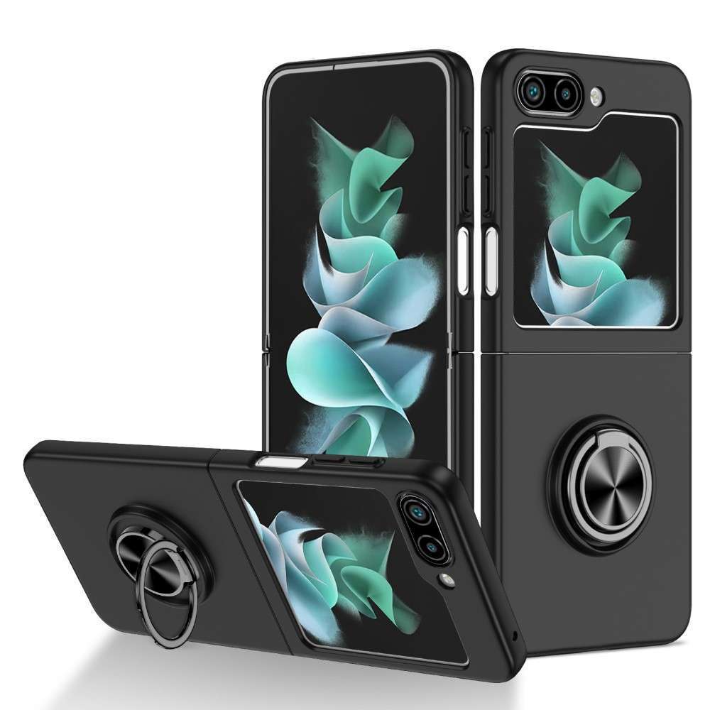 Coque hybride magnétique invisible avec anneau pour Samsung Galaxy Z Flip 6 5G Coque hybride magnétique invisible avec anneau pour Samsung Galaxy Z Flip 6 5G